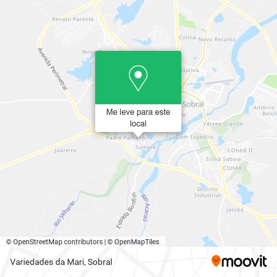 Variedades da Mari mapa