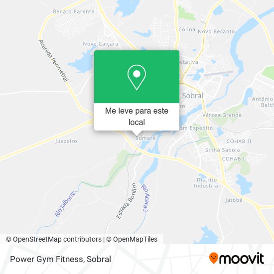 Power Gym Fitness mapa