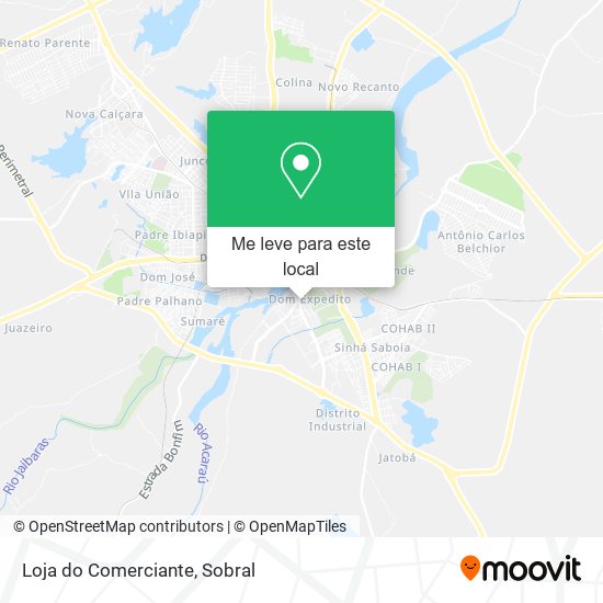 Loja do Comerciante mapa