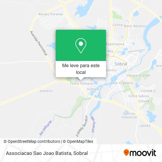 Associacao Sao Joao Batista mapa