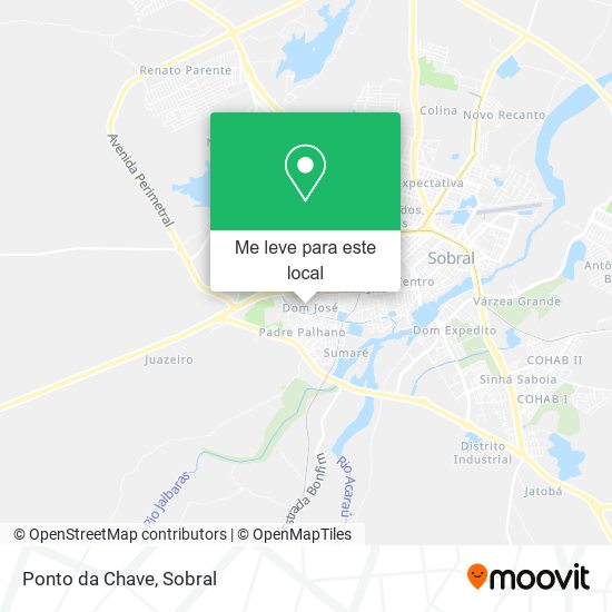 Ponto da Chave mapa