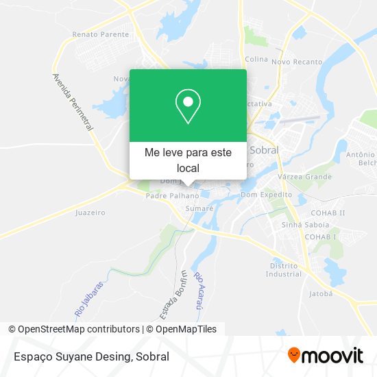 Espaço Suyane Desing mapa