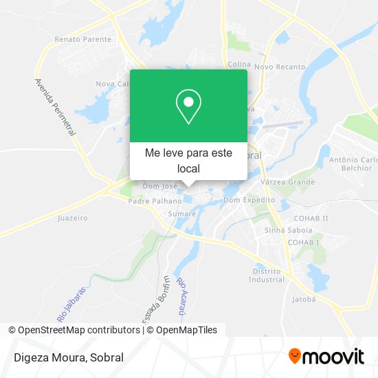 Digeza Moura mapa