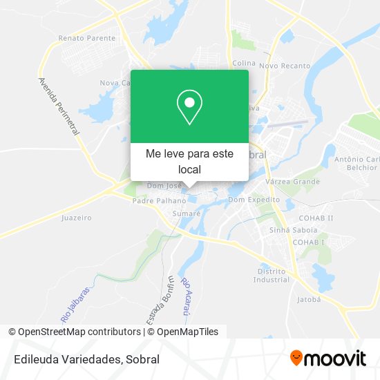 Edileuda Variedades mapa