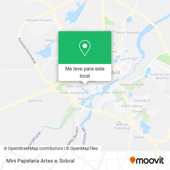Mini Papelaria Artes e mapa