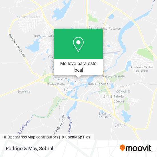Rodrigo & May mapa