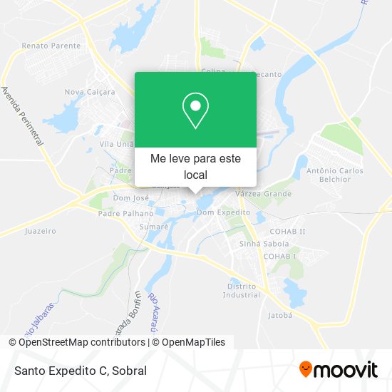 Santo Expedito C mapa