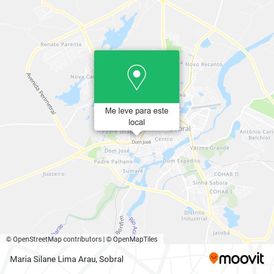 Maria Silane Lima Arau mapa