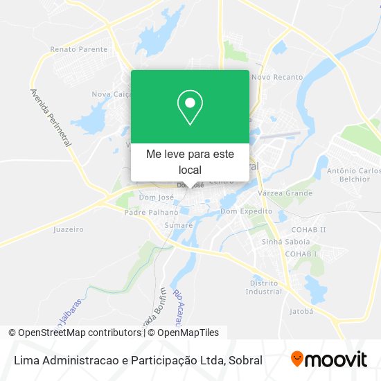 Lima Administracao e Participação Ltda mapa