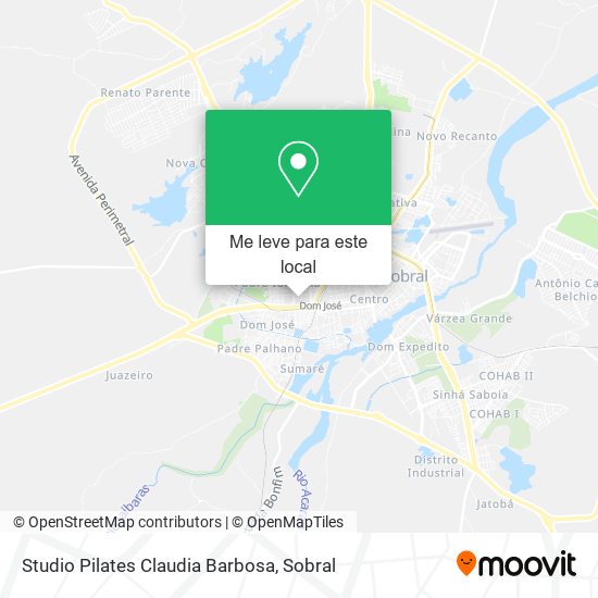 Studio Pilates Claudia Barbosa mapa