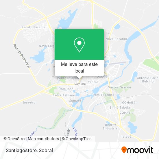 Santiagostore mapa