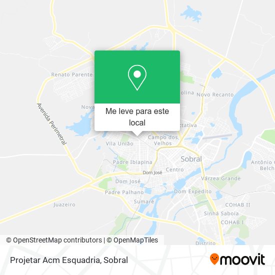 Projetar Acm Esquadria mapa