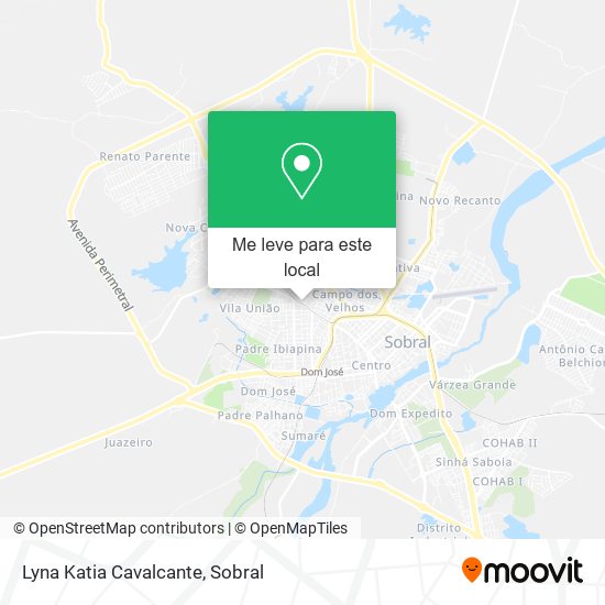 Lyna Katia Cavalcante mapa