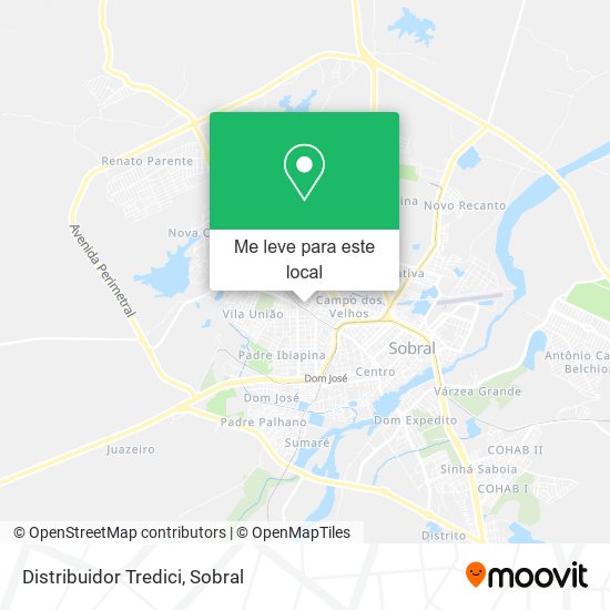 Distribuidor Tredici mapa