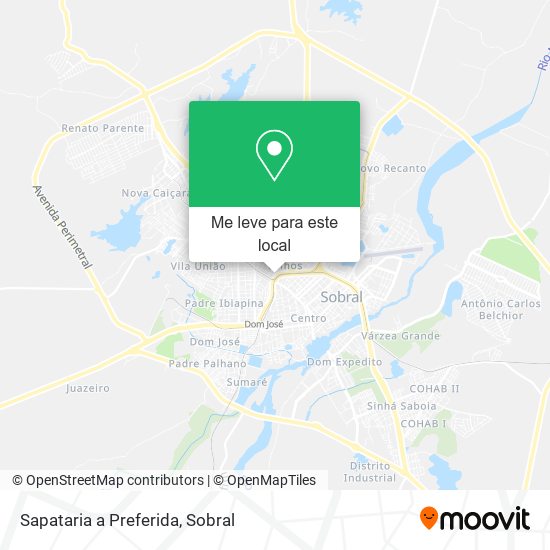 Sapataria a Preferida mapa