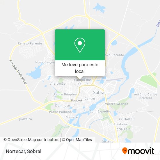 Nortecar mapa