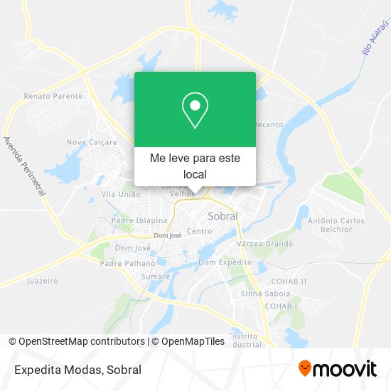 Expedita Modas mapa