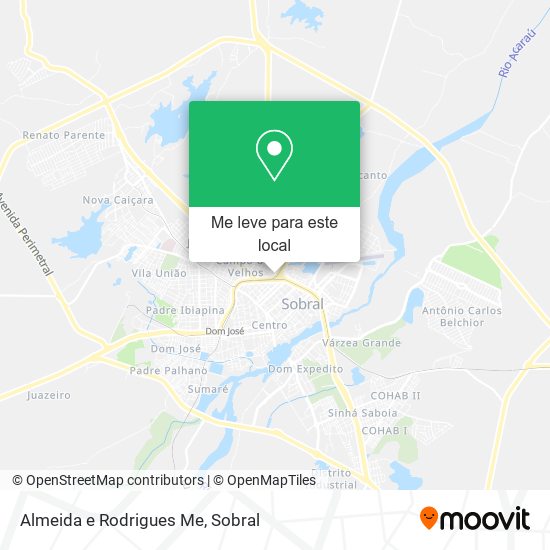 Almeida e Rodrigues Me mapa