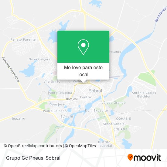 Grupo Gc Pneus mapa