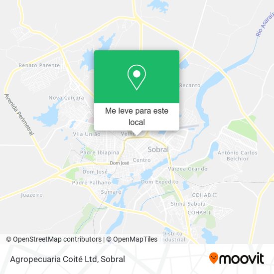 Agropecuaria Coité Ltd mapa