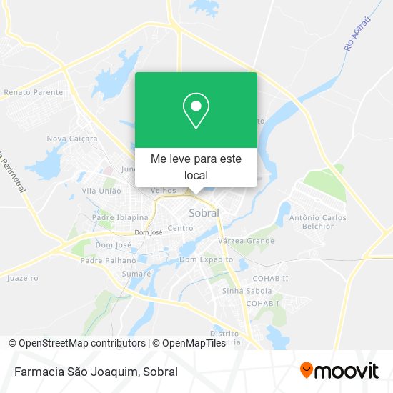 Farmacia São Joaquim mapa