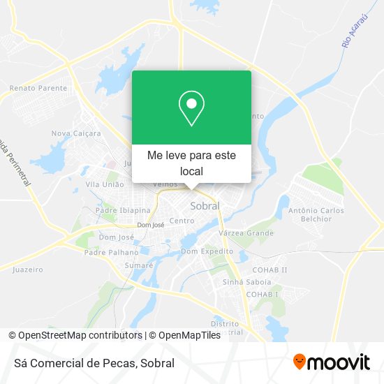 Sá Comercial de Pecas mapa