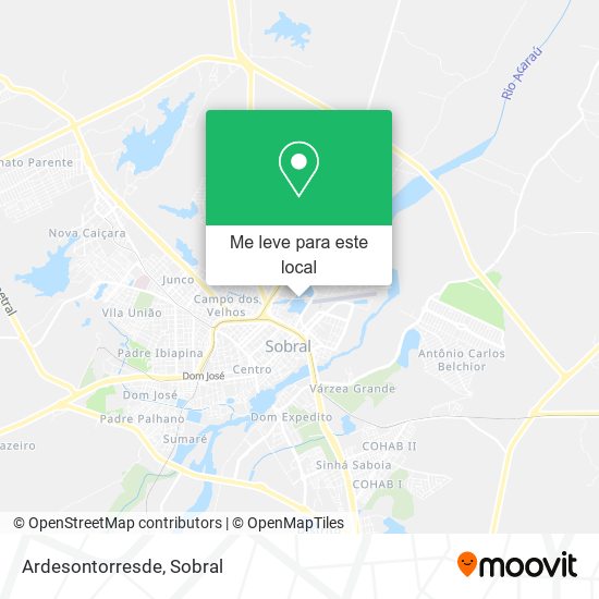 Ardesontorresde mapa