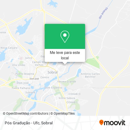 Pós Gradução - Ufc mapa