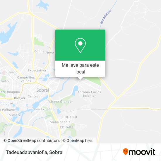 Tadeuadauvaniofia mapa