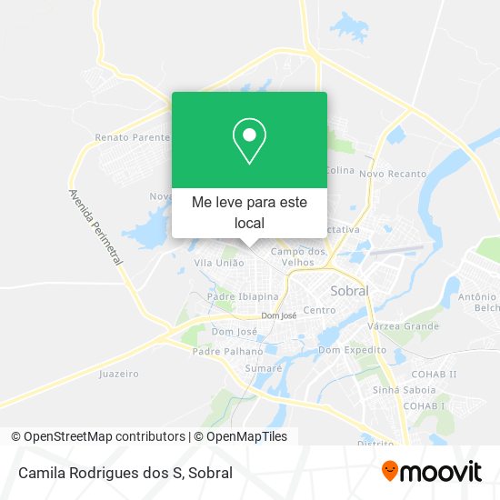 Camila Rodrigues dos S mapa