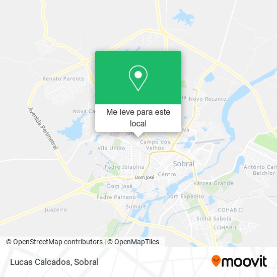 Lucas Calcados mapa