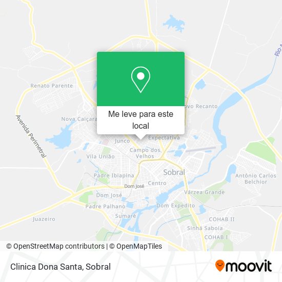 Clinica Dona Santa mapa