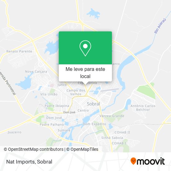 Nat Imports mapa