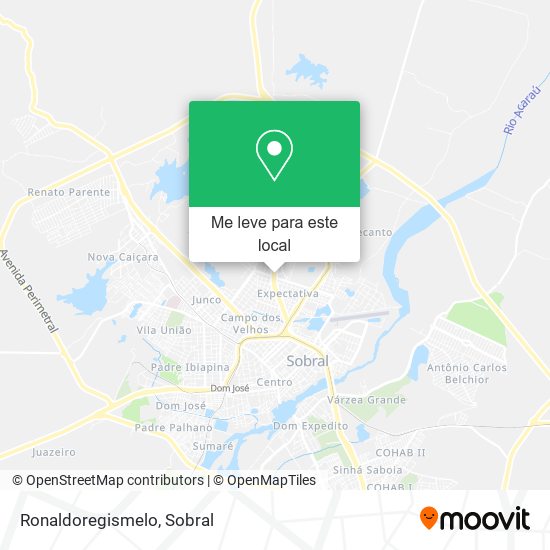 Ronaldoregismelo mapa