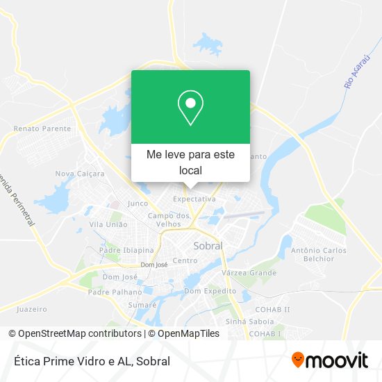 Ética Prime Vidro e AL mapa