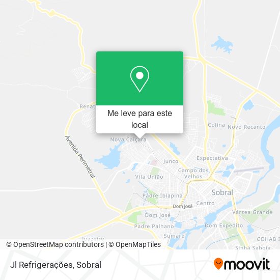 Jl Refrigerações mapa