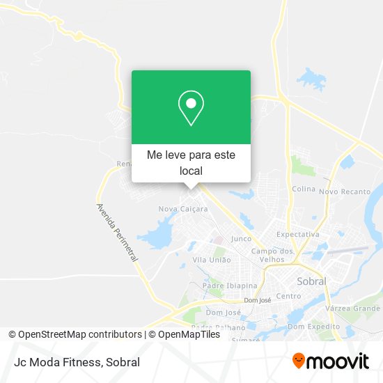 Jc Moda Fitness mapa