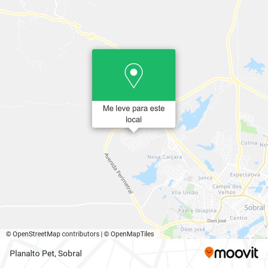 Planalto Pet mapa