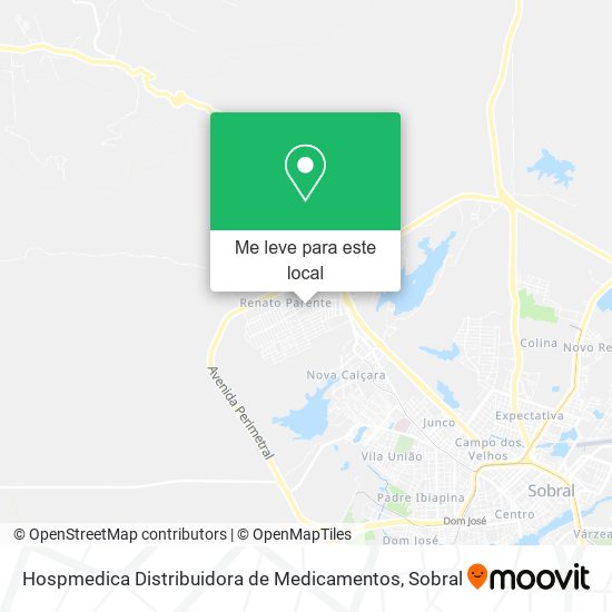 Hospmedica Distribuidora de Medicamentos mapa