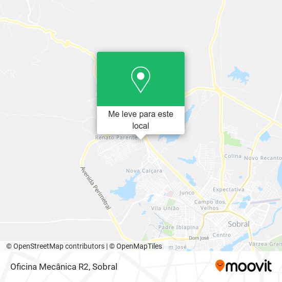 Oficina Mecânica R2 mapa