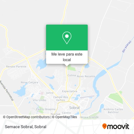 Semace Sobral mapa