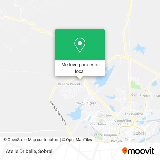 Ateliê Dribelle mapa