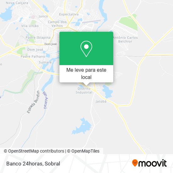 Banco 24horas mapa