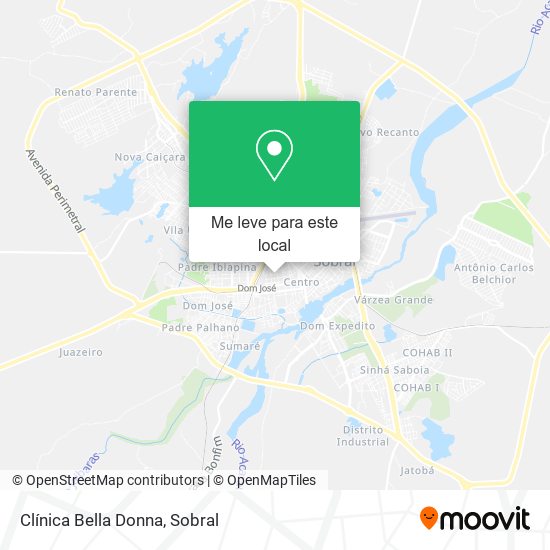 Clínica Bella Donna mapa