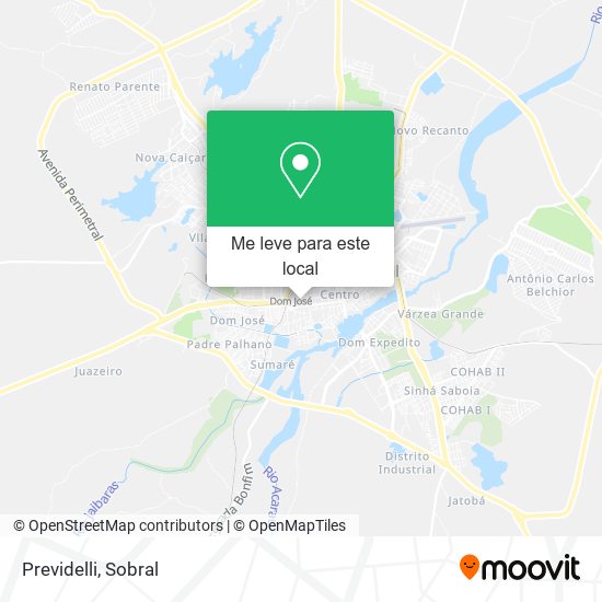 Previdelli mapa