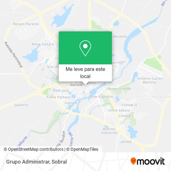 Grupo Administrar mapa