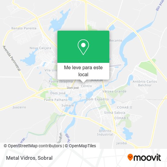 Metal Vidros mapa