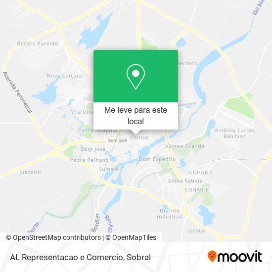 AL Representacao e Comercio mapa