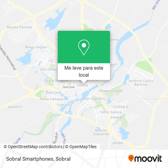 Sobral Smartphones mapa