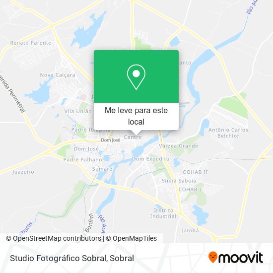 Studio Fotográfico Sobral mapa